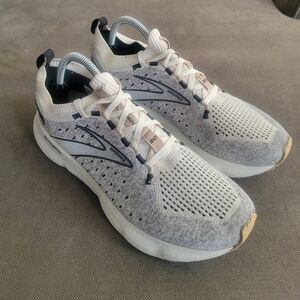 Brooks Glycerin StealthFit 20 Shoes Womens Sz 10.5 Gray Sneakers 1203721B163